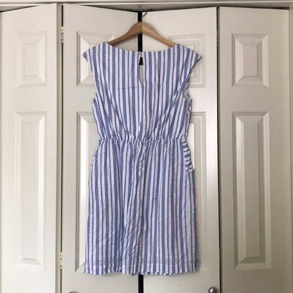 Merona blue and white striped sundress - Picture 2 of 5